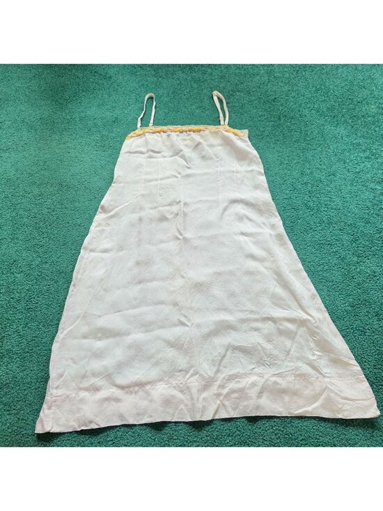 Dosa Dresses & Skirts - Dosa 100% Silk Slip Dress Size 3 Embroidery Vintage-Inspired Boho Style